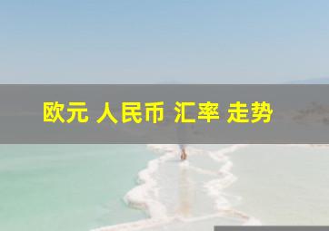 欧元 人民币 汇率 走势